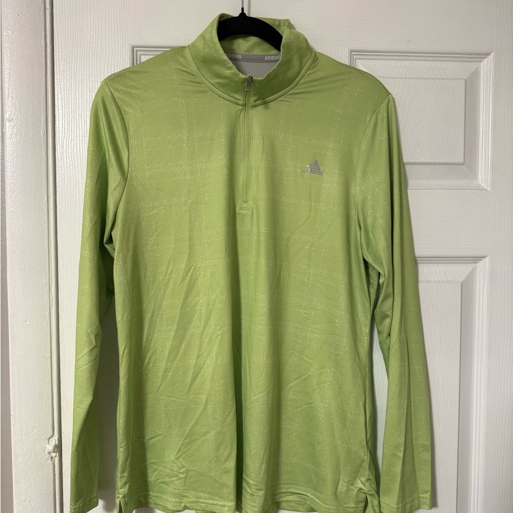 Adidas Green Long Sleeve Pullover - Size L